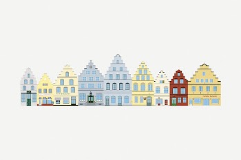 Old German town clipart, collage | Free PSD - rawpixel