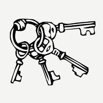 Old keys, object hand drawn | Free PSD - rawpixel