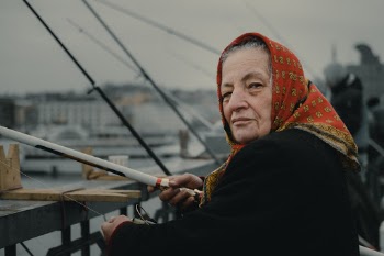 Old Lady Fishing