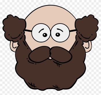 Old Man Face - People Faces Clip Art