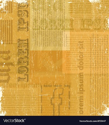  					Old newspaper texture vector image														