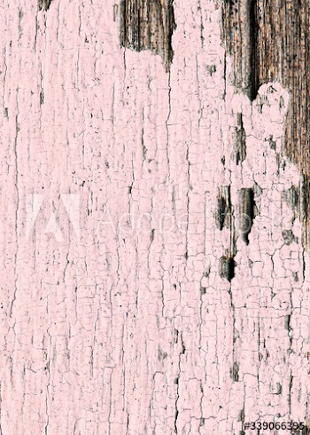 Old paint on wooden floor