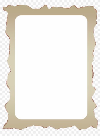 Old Paper Transparent Border Clipart - Picture Frame