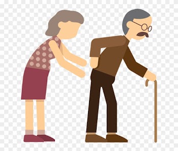 Old People Cartoon Group - Old People Cartoon Png