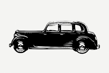 Old Rover car, transportation clipart | Free PSD Illustration - rawpixel
