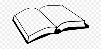 Old, School, Black, Icon, Paper, Pen, Outline, Symbol - Open Book Clip Art