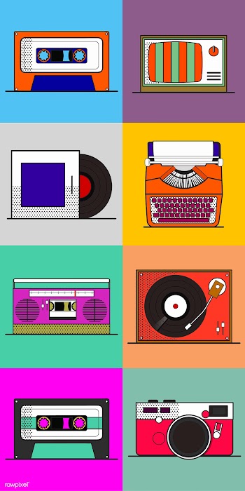 Old school device vector | Free stock vector - 24209