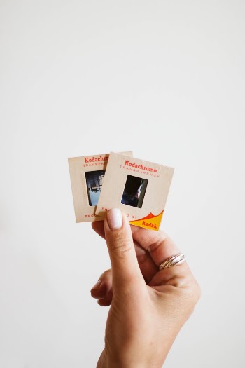 Old school kodak film slides