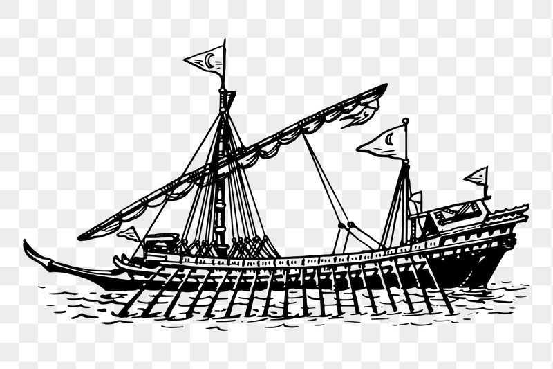 Old ship png sticker illustration, | Free PNG - rawpixel
