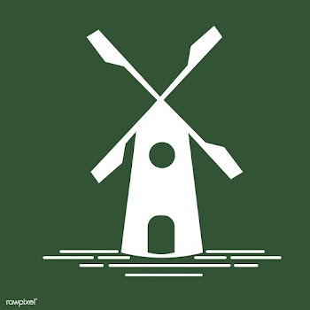 Old style windmill logo illustration | Free stock vector - 429620