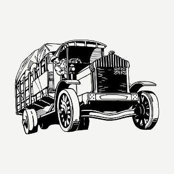 Old truck drawing, vintage illustration | Free PSD - rawpixel