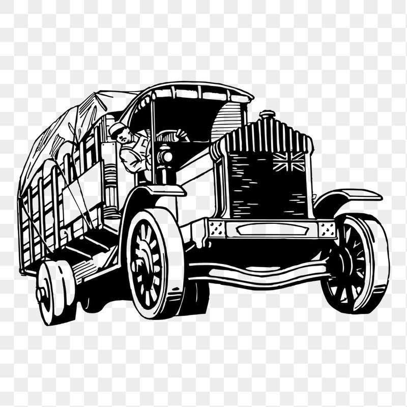 Old truck png sticker illustration, | Free PNG - rawpixel