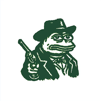 Old West Bandit Pepe the Frog Illustration