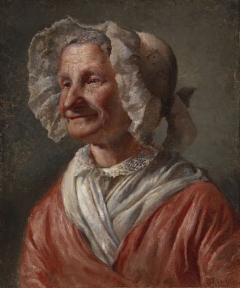 Old woman in a white | Free Photo - rawpixel