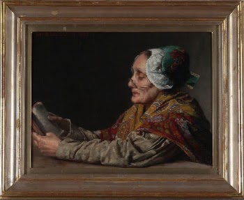 Old woman reading, 1883, Arvid | Free Photo - rawpixel