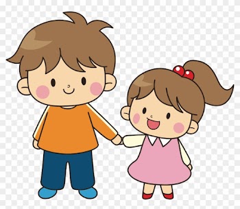 Older Brother Younger Sister - Brother And Sister Cartoon
