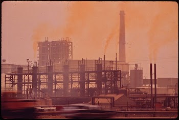 Olin-Mathieson Plant emits sulphur fumes. | Free Photo - rawpixel