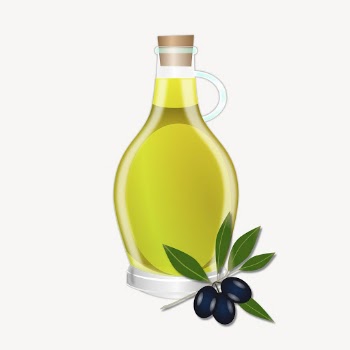 Olive oil bottle clipart, collage | Free PSD - rawpixel