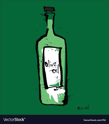 Olive oil vector image