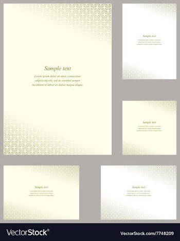 Olive page corner ornament template set vector image