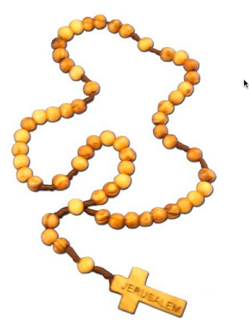 Olive Wood Rosary with a String — Bethlehem Crafts