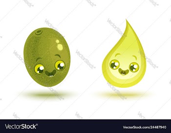  					Olve and oil drop vector&nbsp;image														
