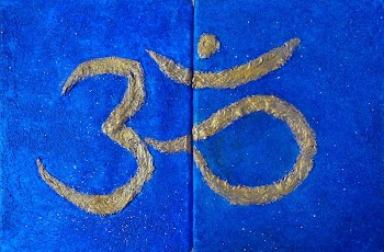 Om spiritual text. Free public | Free Photo - rawpixel