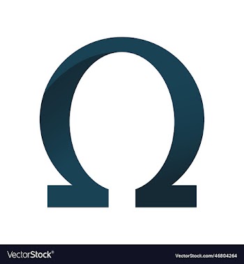 omega symbols icon on trendy design