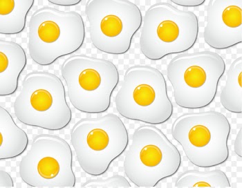 Omelette Egg Yolk - Eggs background vector 