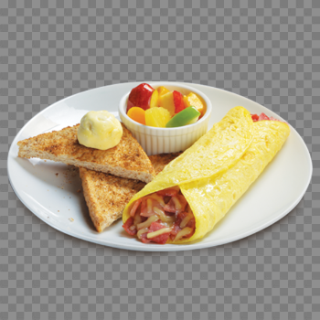 Omelette Transparent Background PNG