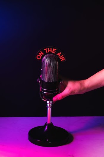 On The Air Microphone And Hand