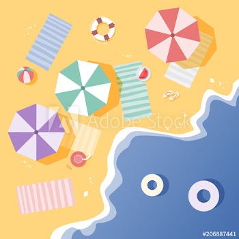 On the beach
