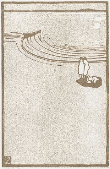 On the beach, 1914, Eric | Free Photo - rawpixel