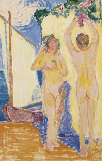 On the shore, 1912, Alvar | Free Photo - rawpixel