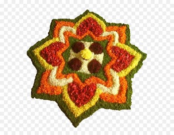 Onam Rangoli Holi Festival Kolam - every festival is twice as dear 