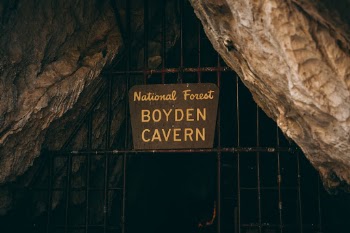 Once inside this cave you're about 600 feet into the side of a mountain and 300 feet underground. If an earthquake hit, you wouldn't feel it.  IG @dbeltwrites & @dustinbeltphotography