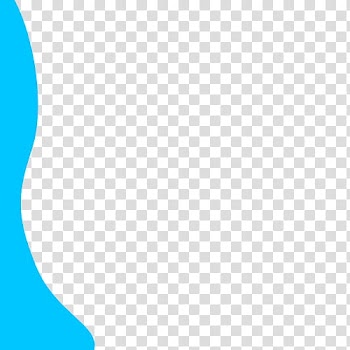 Ondas, blue frame illustration transparent background PNG clipart