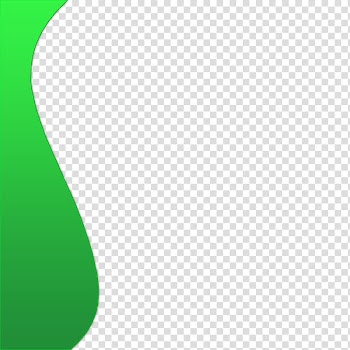 Ondas, green frame transparent background PNG clipart