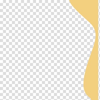 Ondas, yellow framed template transparent background PNG clipart