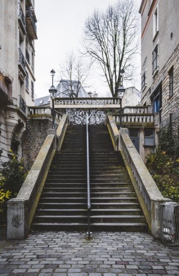 One Angle Photo of Concrete Stair
