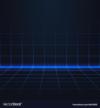 one horizontal shiny line and grid