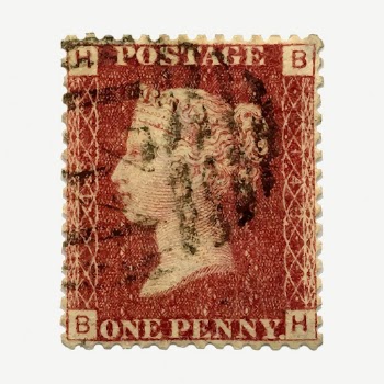 One penny stamp collage element, | Free PSD - rawpixel