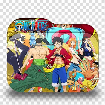 One Piece Anime Folder Icon, One Piece transparent background PNG clipart