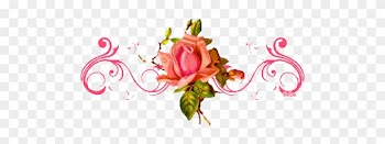 มีไรอยากบอกกรรมการป่ะ - - - One Pink Rose Wall Clock