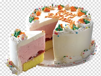 One sliced white happy birthday cake illustration, Birthday cake , Cake In transparent background PNG clipart