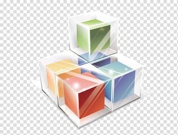 One Up on Wall Street Financial statement Investment Investor, beautiful glass color cube combination transparent background PNG clipart