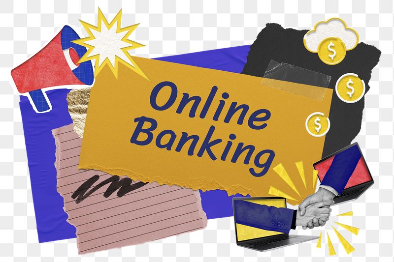 Online banking png word sticker | Free PNG - rawpixel