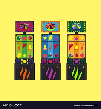 Online big slots casino marketing banner tap to vector image
