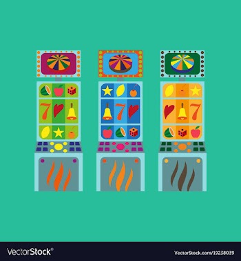 Online big slots casino marketing banner tap to vector image