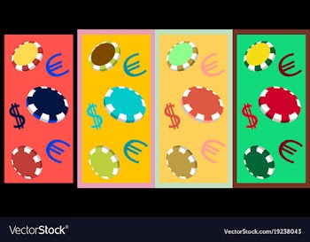 Online big slots casino marketing banner tap to vector image